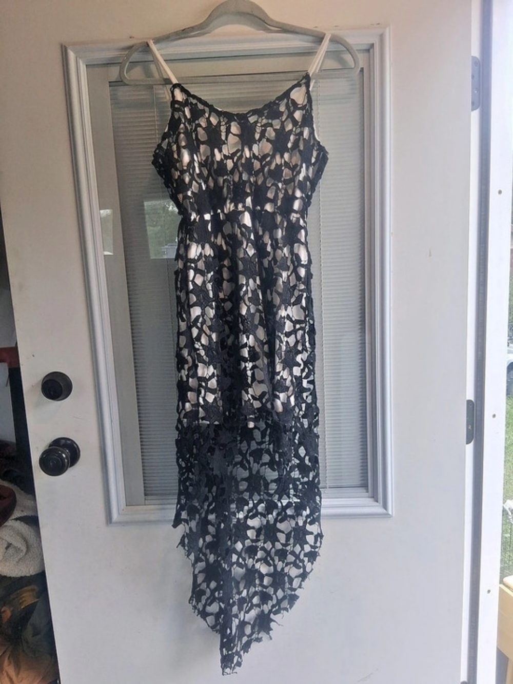 Black Lace Maxi Dress